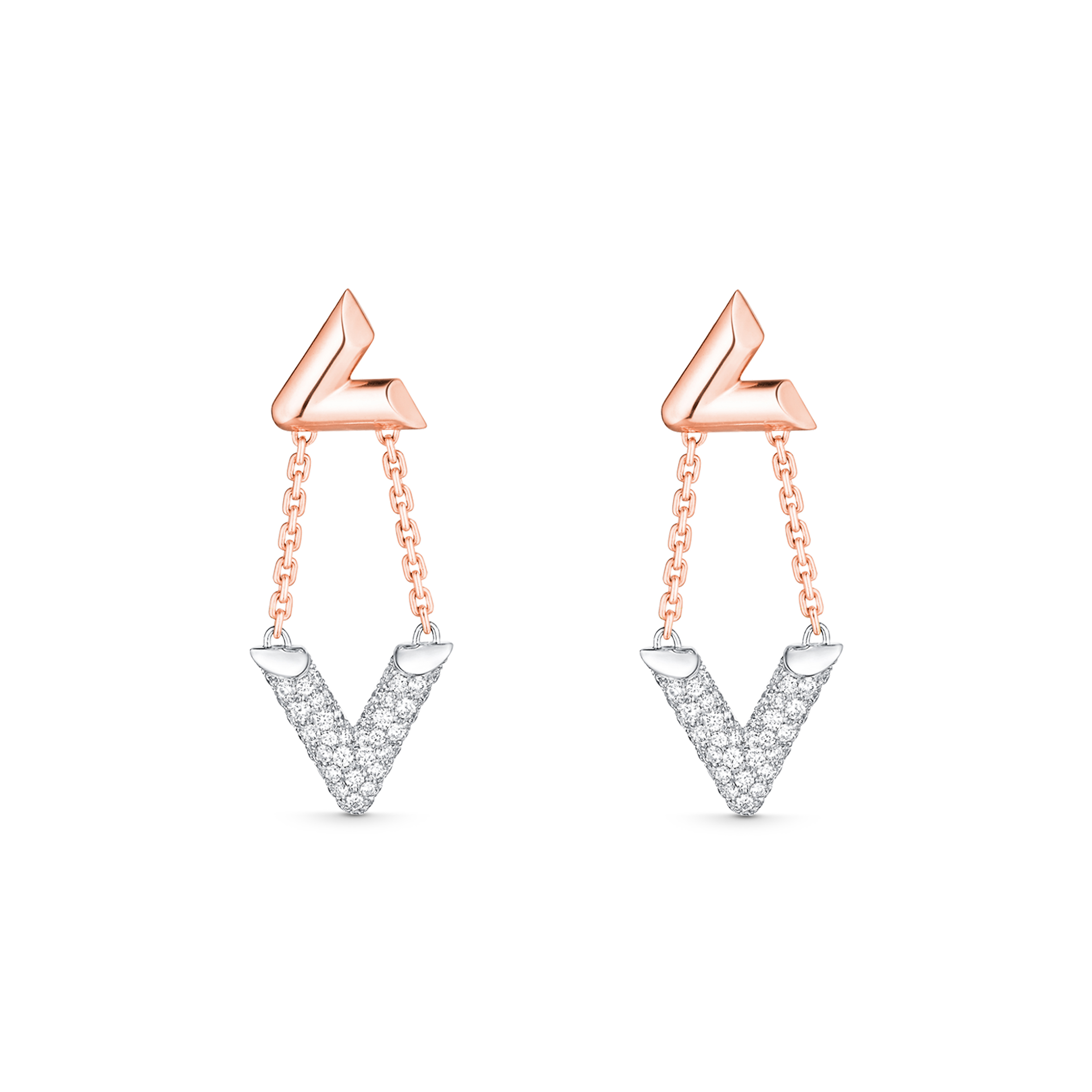 l**is V*t*n lv volt upside down earrings q96974